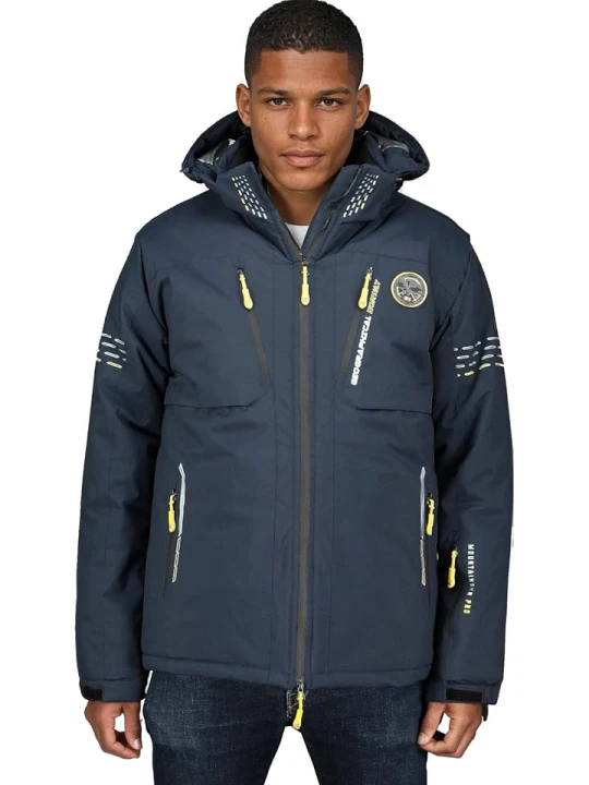 Zdjęcie produktu Geographical Norway Kurtka narciarska "Waldo" w kolorze granatowym rozmiar: S