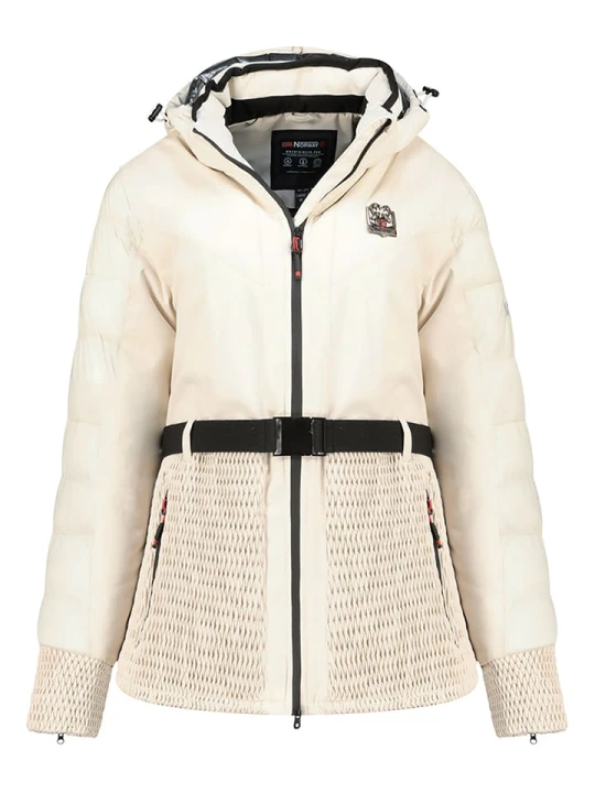 Zdjęcie produktu Geographical Norway Kurtka narciarska "Wolita" w kolorze kremowym rozmiar: XL