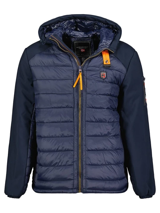 Zdjęcie produktu Geographical Norway Kurtka pikowana "Abator" w kolorze granatowym rozmiar: 3XL