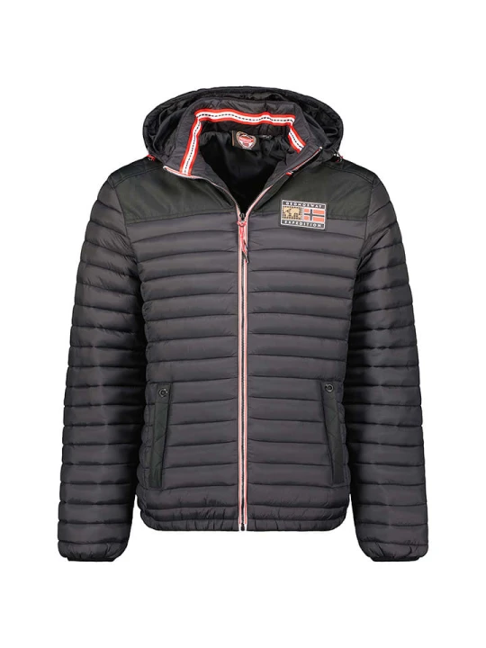 Zdjęcie produktu Geographical Norway Kurtka pikowana "Adalmo" w kolorze czarnym rozmiar: 176