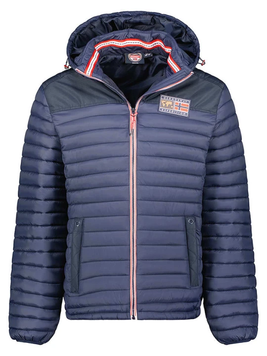 Zdjęcie produktu Geographical Norway Kurtka pikowana "Adalmo" w kolorze granatowym rozmiar: XL