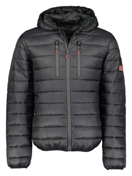 Zdjęcie produktu Geographical Norway Kurtka pikowana "Alaric" w kolorze czarnym rozmiar: XL