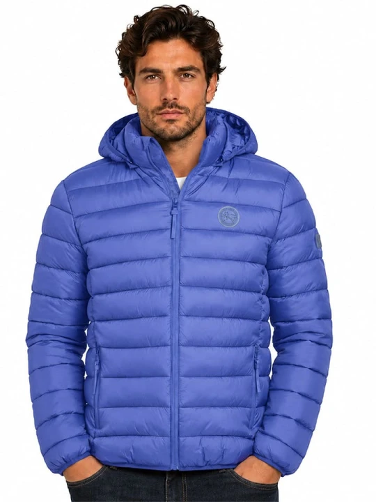 Zdjęcie produktu Geographical Norway Kurtka pikowana "Amiglobe" w kolorze niebieskim rozmiar: XL