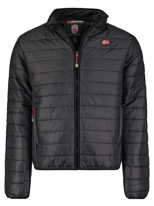 Zdjęcie produktu Geographical Norway Kurtka pikowana "Amigo" w kolorze czarnym rozmiar: S