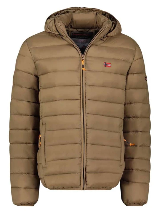 Zdjęcie produktu Geographical Norway Kurtka pikowana "Amigolor" w kolorze brązowym rozmiar: L