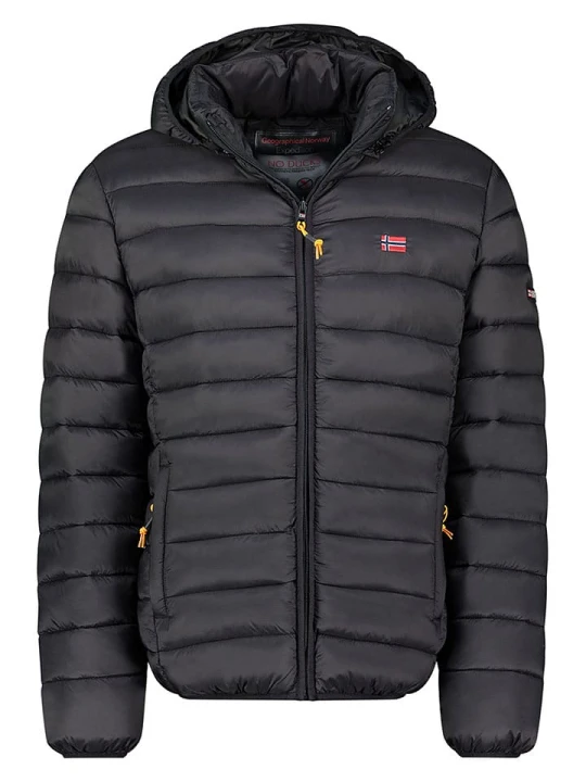 Zdjęcie produktu Geographical Norway Kurtka pikowana "Amigolor" w kolorze czarnym rozmiar: 140