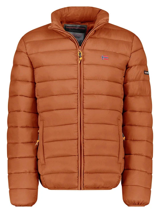 Zdjęcie produktu Geographical Norway Kurtka pikowana "Amigolor" w kolorze jasnobrązowym rozmiar: S