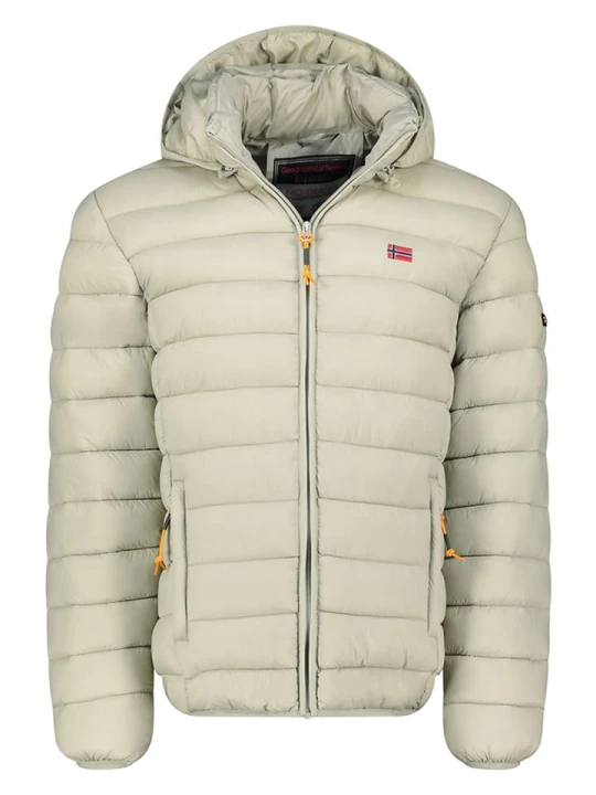 Zdjęcie produktu Geographical Norway Kurtka pikowana "Amigolor" w kolorze jasnozielonym rozmiar: XXL