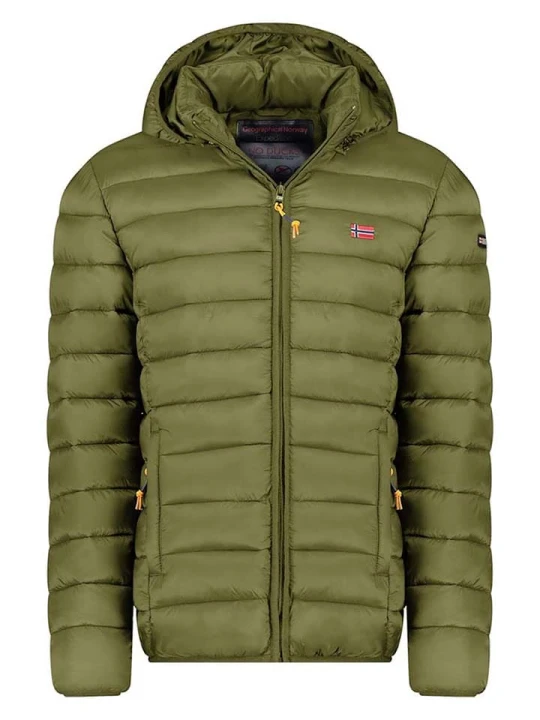 Zdjęcie produktu Geographical Norway Kurtka pikowana "Amigolor" w kolorze khaki rozmiar: M
