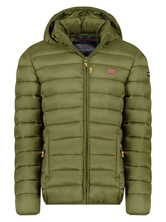 Zdjęcie produktu Geographical Norway Kurtka pikowana "Amigolor" w kolorze zielonym rozmiar: 164