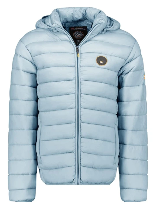 Zdjęcie produktu Geographical Norway Kurtka pikowana "Amigomap" w kolorze błękitnym rozmiar: XXL