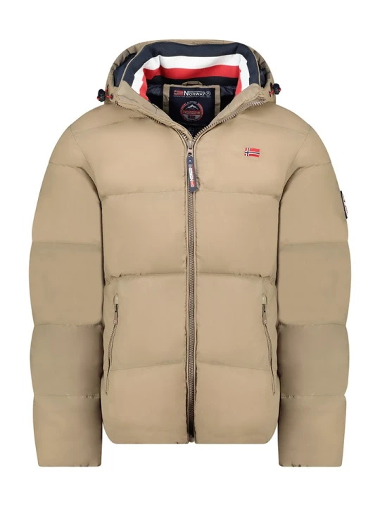 Zdjęcie produktu Geographical Norway Kurtka pikowana "Ancelo" w kolorze beżowym rozmiar: M