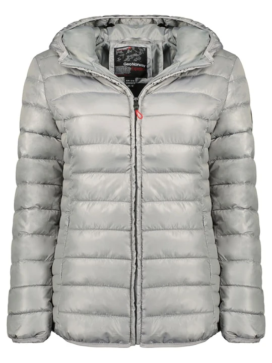 Zdjęcie produktu Geographical Norway Kurtka pikowana "Annecy" w kolorze szarym rozmiar: 152