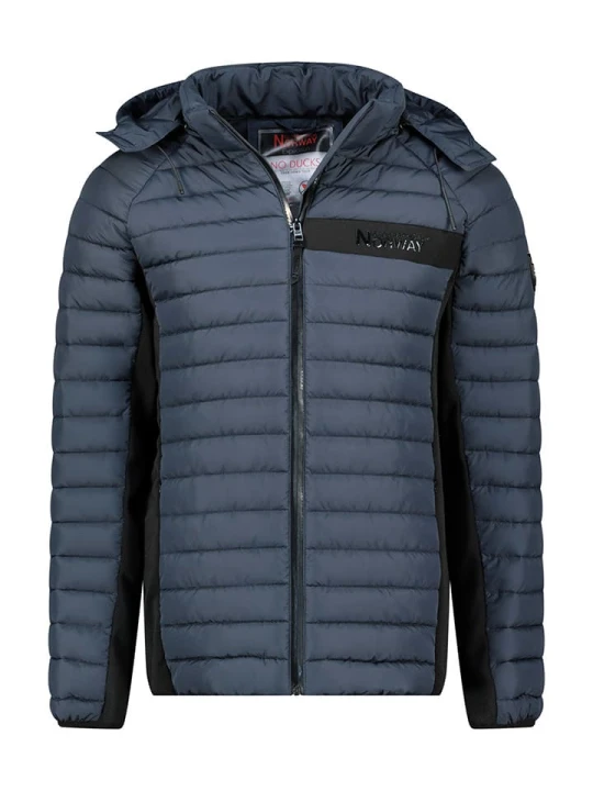 Zdjęcie produktu Geographical Norway Kurtka pikowana "Arethano" w kolorze granatowym rozmiar: 3XL