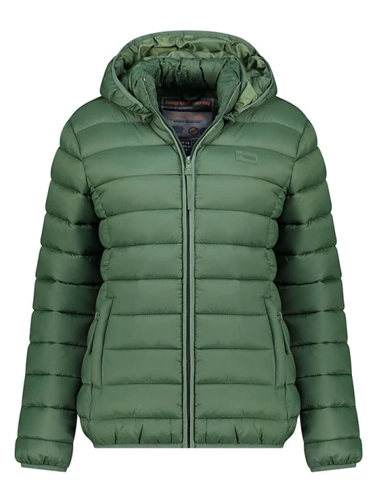 Zdjęcie produktu Geographical Norway Kurtka pikowana "Atichoko" w kolorze ciemnozielonym rozmiar: S