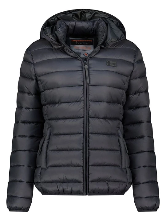 Zdjęcie produktu Geographical Norway Kurtka pikowana "Atichoko" w kolorze czarnym rozmiar: XL