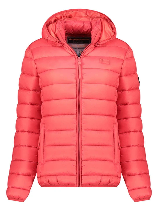 Zdjęcie produktu Geographical Norway Kurtka pikowana "Atichoko" w kolorze czerwonym rozmiar: XXL