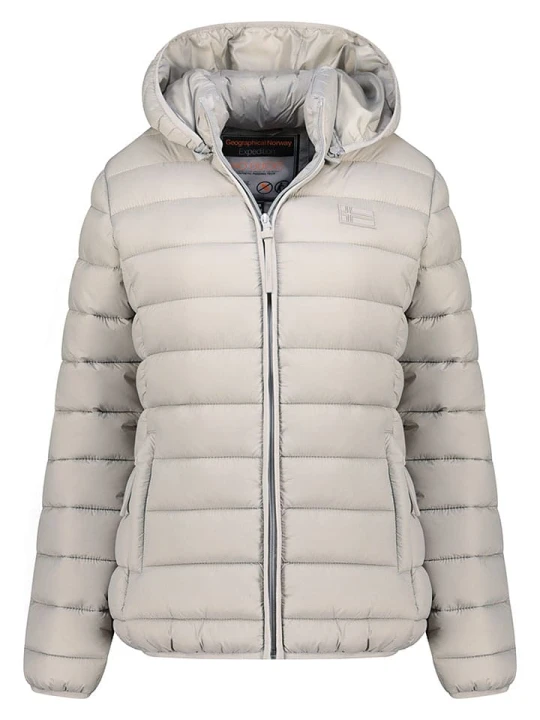 Zdjęcie produktu Geographical Norway Kurtka pikowana "Atichoko" w kolorze jasnoszarym rozmiar: L