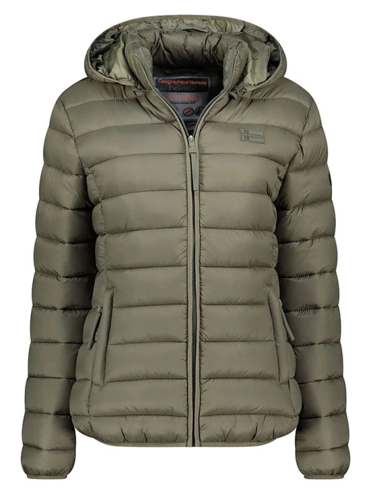 Zdjęcie produktu Geographical Norway Kurtka pikowana "Atichoko" w kolorze khaki rozmiar: L