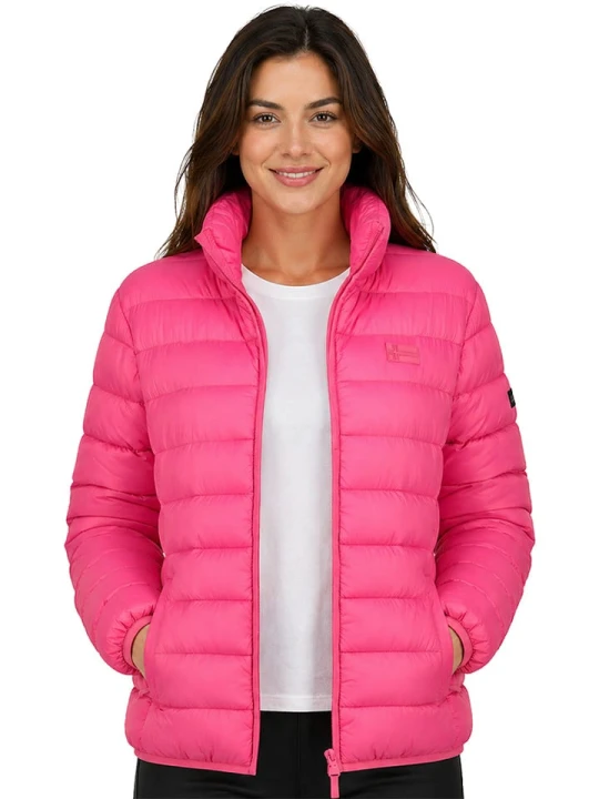 Zdjęcie produktu Geographical Norway Kurtka pikowana "Atichoko" w kolorze różowym rozmiar: XXL