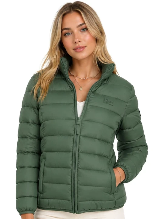 Zdjęcie produktu Geographical Norway Kurtka pikowana "Atichoko" w kolorze zielonym rozmiar: XXL