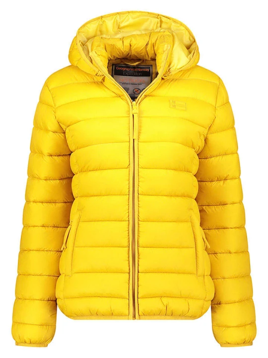 Zdjęcie produktu Geographical Norway Kurtka pikowana "Atichoko" w kolorze żółtym rozmiar: XXL
