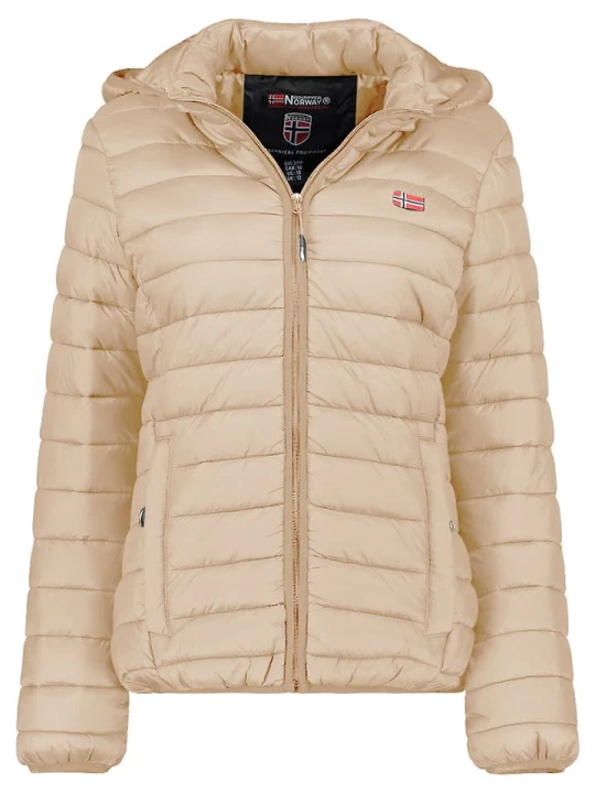 Zdjęcie produktu Geographical Norway Kurtka pikowana "Atika" w kolorze beżowym rozmiar: L