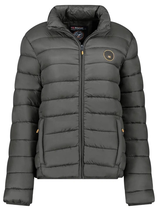 Zdjęcie produktu Geographical Norway Kurtka pikowana "Atikamap" w kolorze ciemnoszarym rozmiar: M