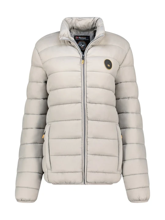 Zdjęcie produktu Geographical Norway Kurtka pikowana "Atikamap" w kolorze jasnoszarym rozmiar: L
