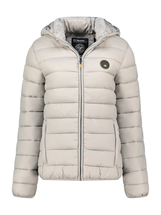 Zdjęcie produktu Geographical Norway Kurtka pikowana "Atikamap" w kolorze jasnoszarym rozmiar: XXL