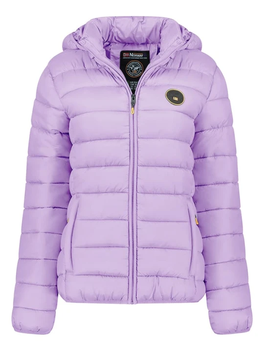 Zdjęcie produktu Geographical Norway Kurtka pikowana "Atikamap" w kolorze lawendowym rozmiar: L