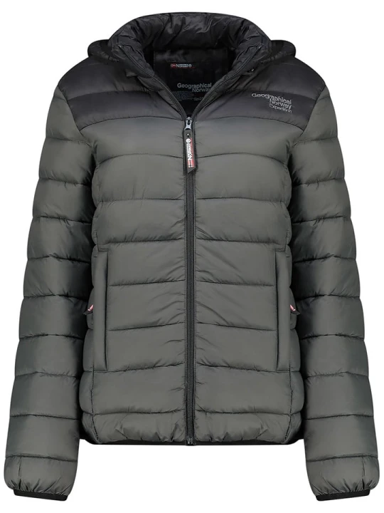 Zdjęcie produktu Geographical Norway Kurtka pikowana "Atikoclerc" w kolorze antracytowym rozmiar: XXL