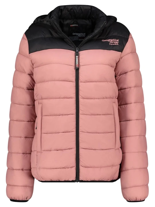 Zdjęcie produktu Geographical Norway Kurtka pikowana "Atikoclerc" w kolorze jasnoróżowym rozmiar: XL