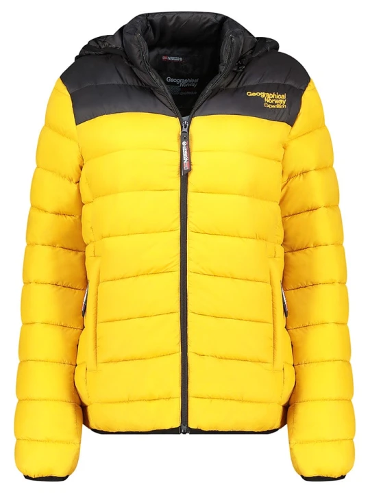 Zdjęcie produktu Geographical Norway Kurtka pikowana "Atikoclerc" w kolorze żółtym rozmiar: S