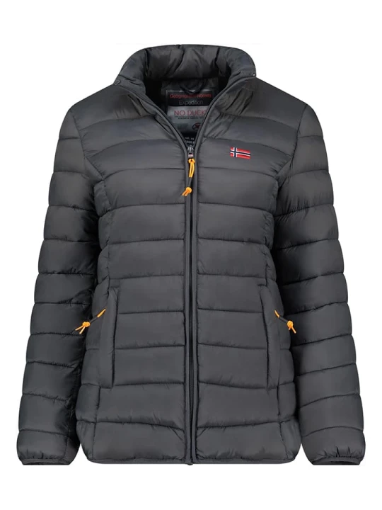 Zdjęcie produktu Geographical Norway Kurtka pikowana "Atikolor" w kolorze antracytowym rozmiar: 3XL