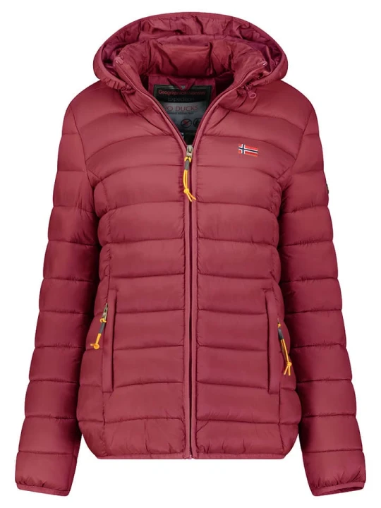 Zdjęcie produktu Geographical Norway Kurtka pikowana "Atikolor" w kolorze bordowym rozmiar: XL