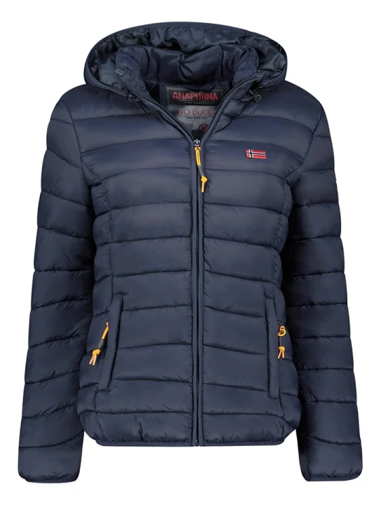 Zdjęcie produktu Geographical Norway Kurtka pikowana "Atikolor" w kolorze granatowym rozmiar: 3XL