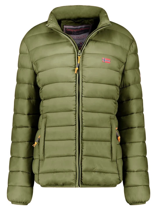 Zdjęcie produktu Geographical Norway Kurtka pikowana "Atikolor" w kolorze khaki rozmiar: XL