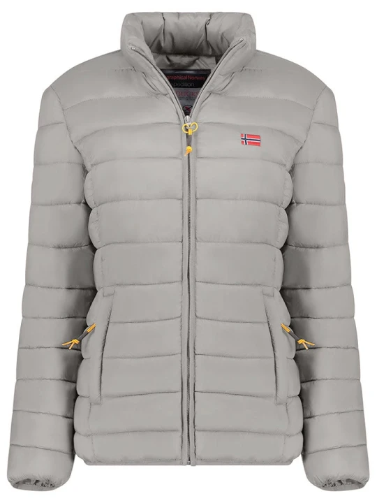 Zdjęcie produktu Geographical Norway Kurtka pikowana "Atikolor" w kolorze szarym rozmiar: XL