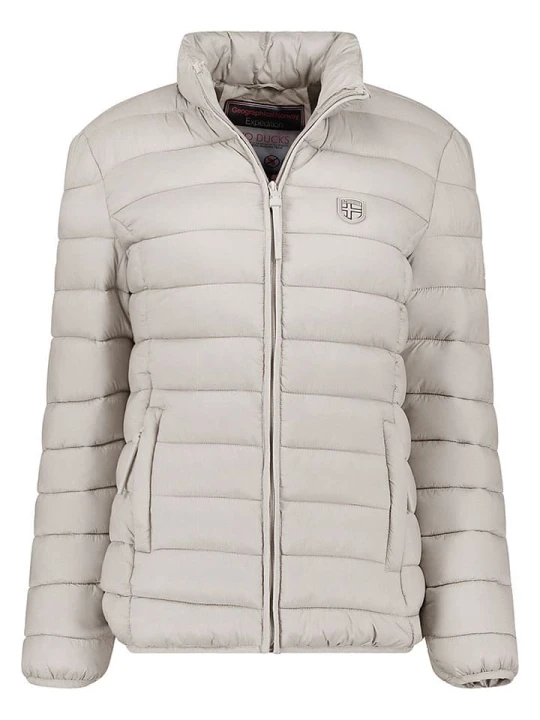 Zdjęcie produktu Geographical Norway Kurtka pikowana "Atikotal" w kolorze jasnoszarym rozmiar: L