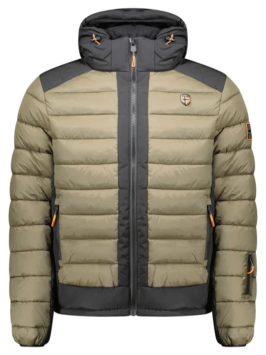 Zdjęcie produktu Geographical Norway Kurtka pikowana "Aurelien" w kolorze khaki rozmiar: 152