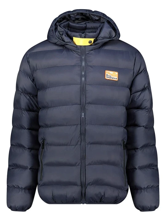 Zdjęcie produktu Geographical Norway Kurtka pikowana "Avalanche" w kolorze granatowym rozmiar: XL