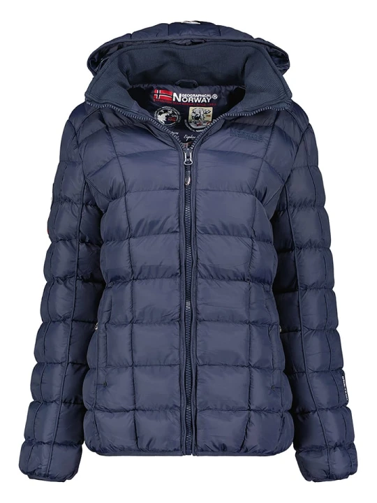 Zdjęcie produktu Geographical Norway Kurtka pikowana "Babette" w kolorze granatowym rozmiar: XXL