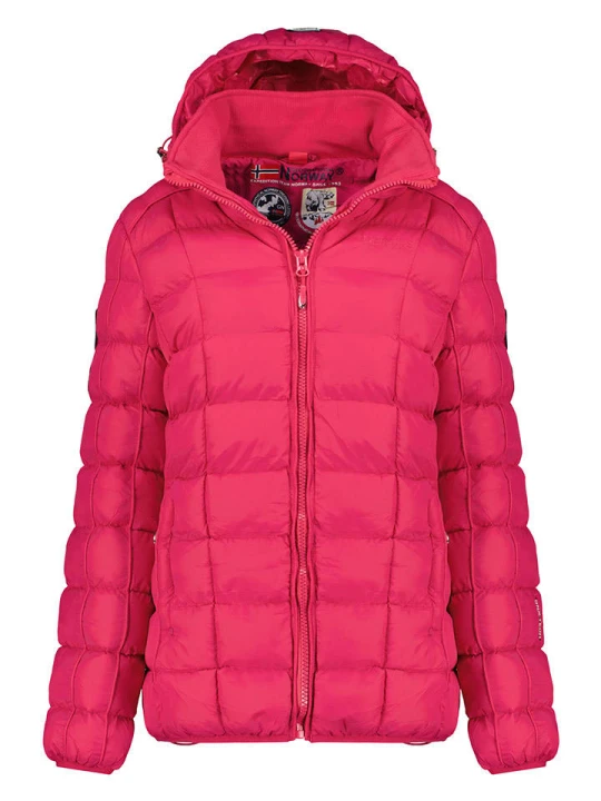 Zdjęcie produktu Geographical Norway Kurtka pikowana "Babette" w kolorze różowym rozmiar: XL