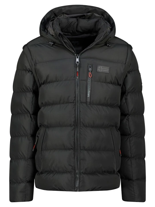 Zdjęcie produktu Geographical Norway Kurtka pikowana "Badamo" w kolorze czarnym rozmiar: XL