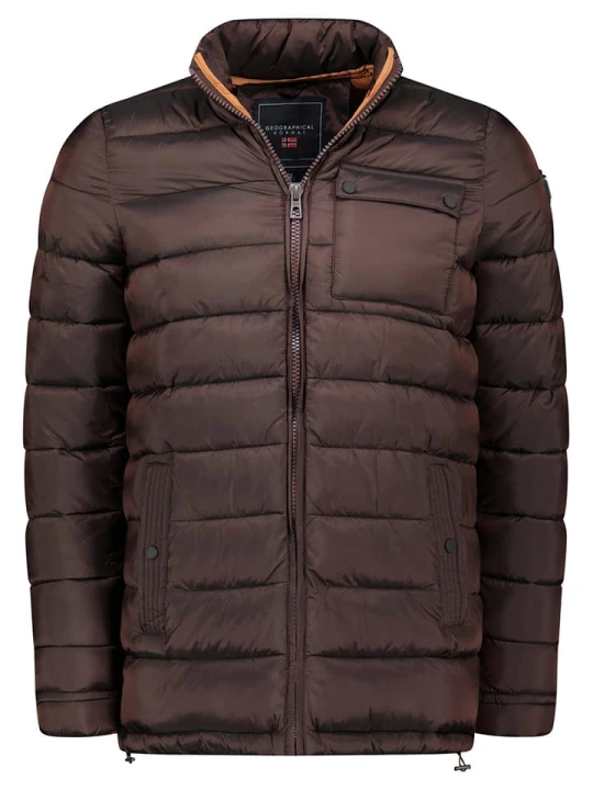 Zdjęcie produktu Geographical Norway Kurtka pikowana "Bangkok" w kolorze brązowym rozmiar: L