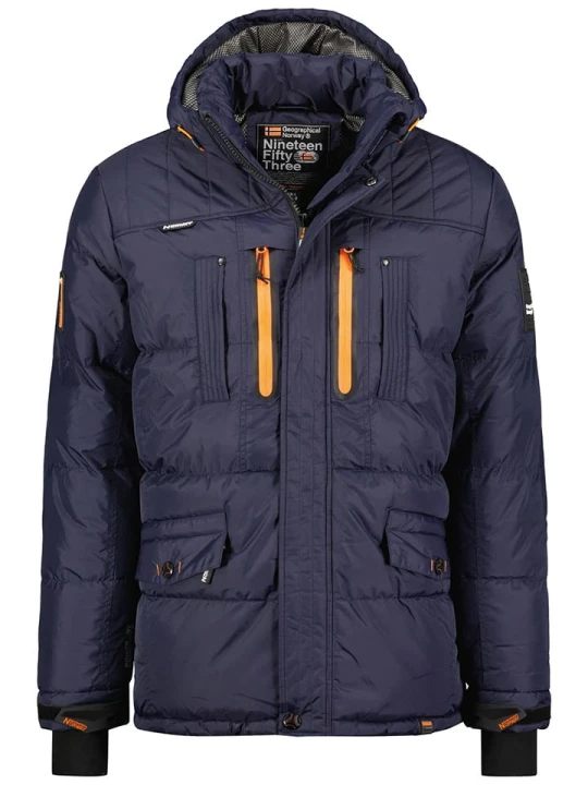 Zdjęcie produktu Geographical Norway Kurtka pikowana "Basilboli" w kolorze granatowym rozmiar: 152