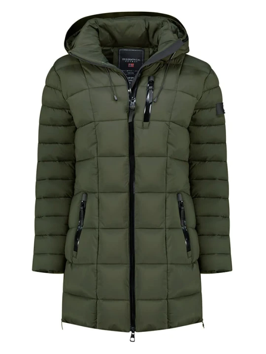 Zdjęcie produktu Geographical Norway Kurtka pikowana "Bastia" w kolorze khaki rozmiar: S