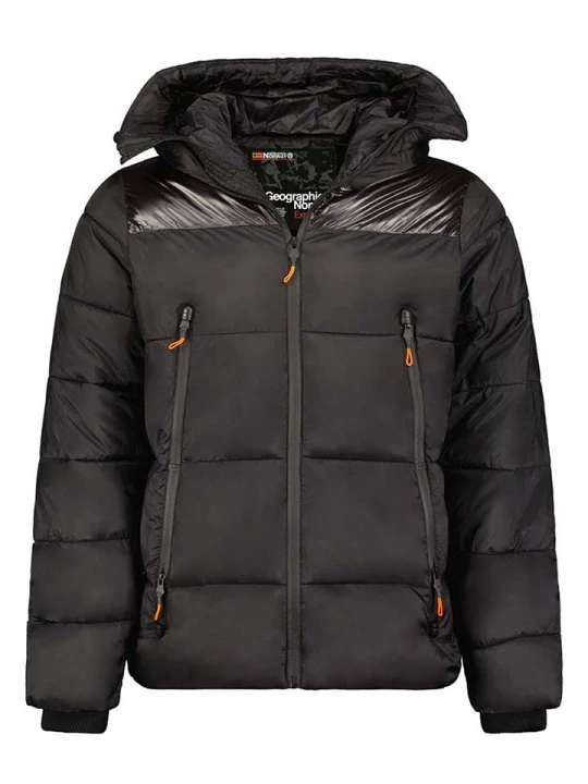 Zdjęcie produktu Geographical Norway Kurtka pikowana "Bayou" w kolorze czarnym rozmiar: 176