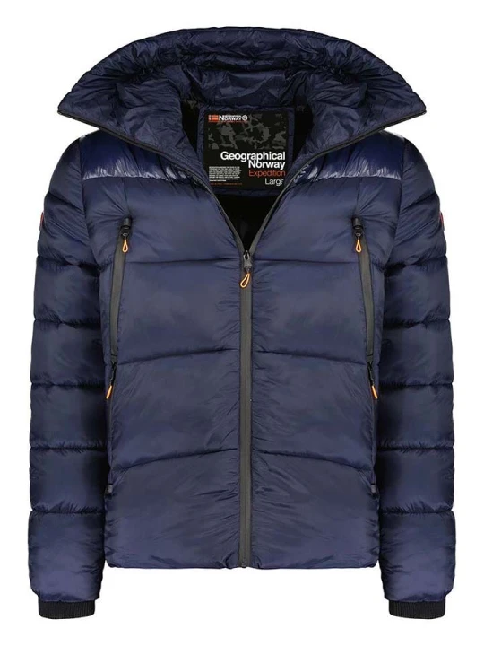 Zdjęcie produktu Geographical Norway Kurtka pikowana "Bayou" w kolorze granatowym rozmiar: 152